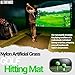 All Turf Mats® 6x12 Fairway Golf Mat – Residue-Free Nylon Turf for Chipping or Rubber Tees, Flexible 5mm Foam Padded Backing, Golf Simulator Mat