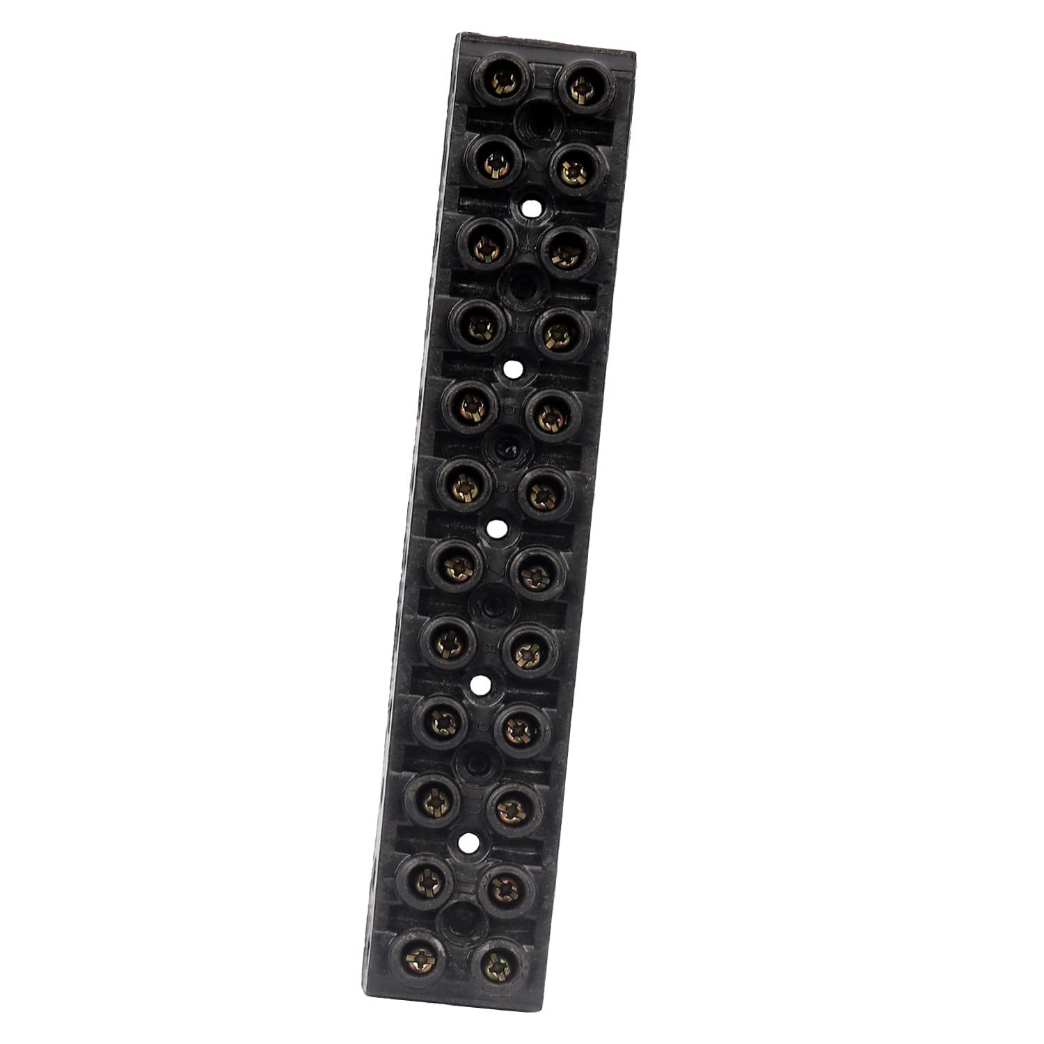 NEXT GEEK 15A 500V Wire Terminal Strips Bakelite Screw Terminal Barrier Block 12 Position Dual