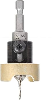 Amazon | 82度皿穴ドリルビットセット木工皿穴ドリルビットビット調整