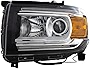 Evan Fischer Headlight Compatible For 2015-2020 GMC Canyon Left Driver Halogen With bulb(s)