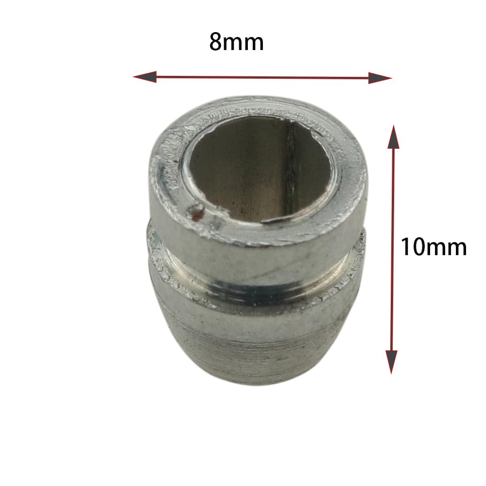 Pack Of 20 Safety Round Grip Wedges, Grip Splitting Wedge Axe Hand Metal Wedge Round Steel Wedge For Axe Claw Hammer Sledge (Diameter 8 Mm - View #3