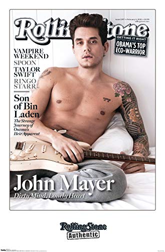 Trends International Rolling Stone Magazine - John Mayer 10 Wall Poster, 22.375  x 34 , Premium Unframed Version