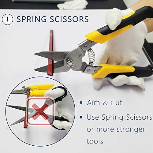 Sunwings 10-Pack 12 Inch Peel And Stick Aluminum Tile Trim, Decorative Kitchen Backsplash Trim Edge, Self Adhesive Tile Liner Matte Gray Medium #TOP3