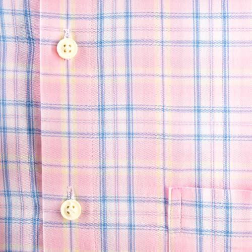 Image of 7-DAYS Men's Premium Check Shirt - 100% Cotton, Tailored Fit (Between Slim & Regular), Full Sleeve, with Pocket - Smart Office & Casual Look
