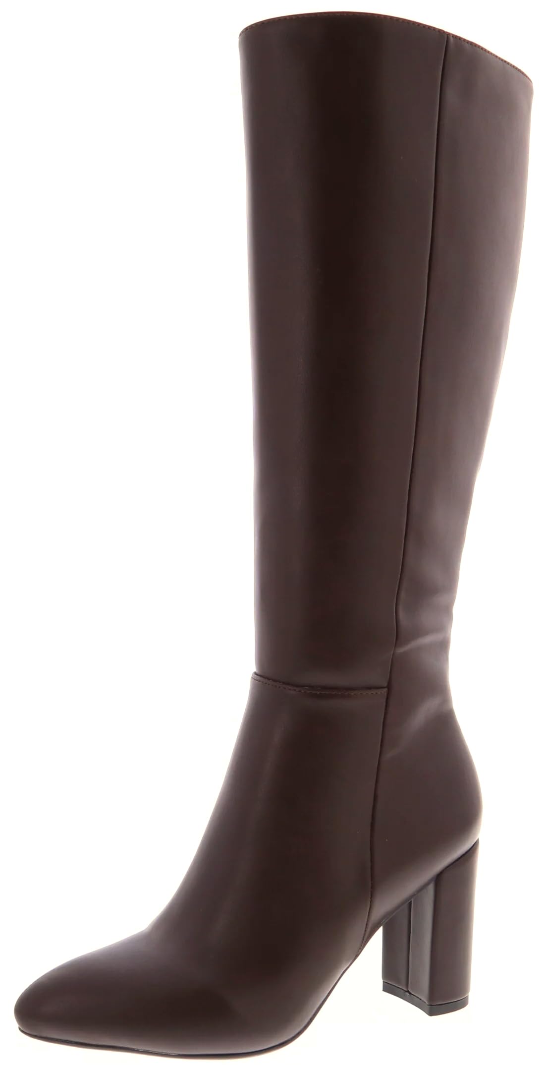 TruFoxWomens Classic Tall Knee High Block Heel Fashion Boots