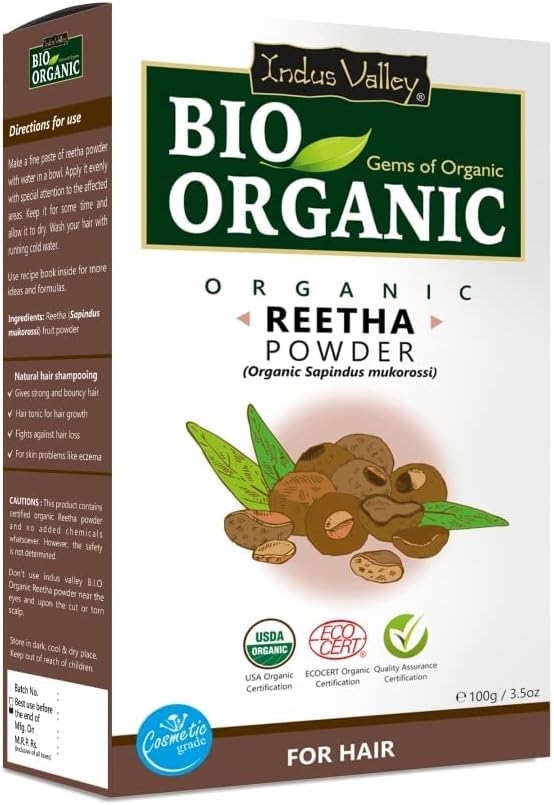 BIO Organic Reetha Powder For Dandruff Removal