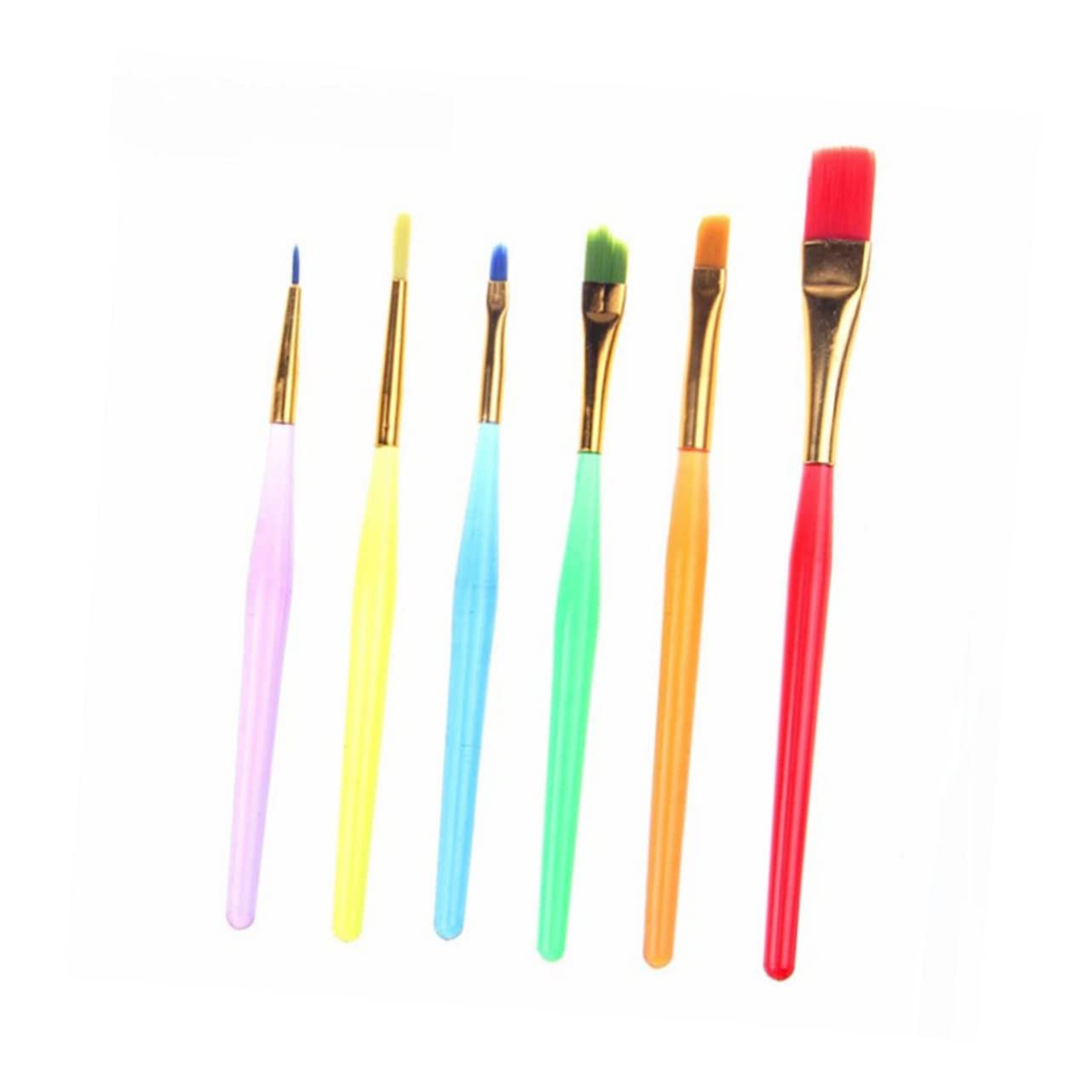 Gogogmee 8-Piece Painting Cups Set Spill-Proof Lids 6 Assorted Drawing Tools Easy-Open for Boys and Girls Art