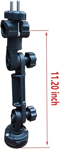 Miniatura 10 de Brocraft Soporte estabilizador de motor de arrastre para Alumacraft BarcoAlumacraft Track System Trolling Motor Stabilizer Mount