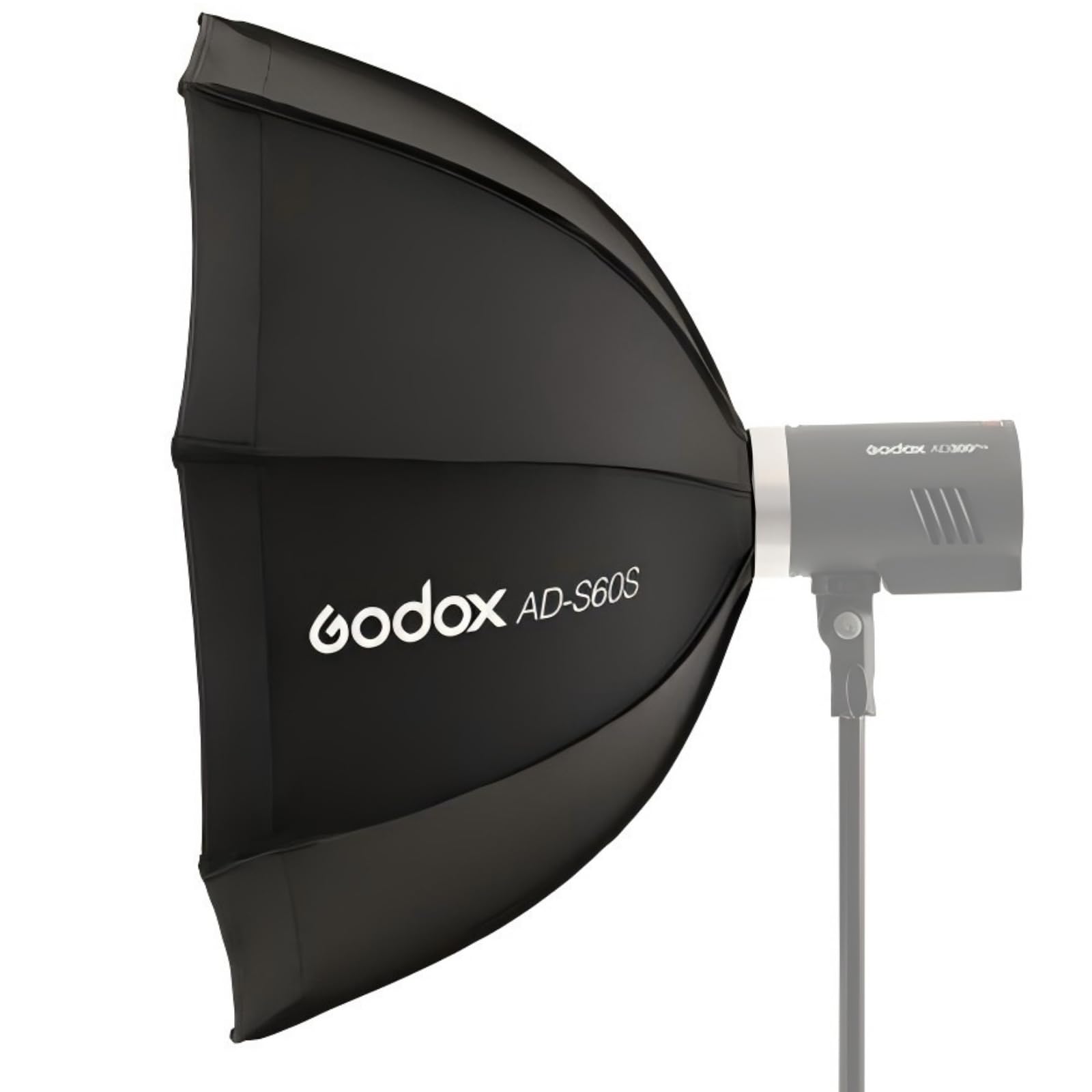 Godox Softbox AD-S60S 60cm Octagon Soft box, compatibile con Goodx Mount Led video light e flash AD300Pro, AD400Pro, ML100BI, ML60IIBI, ML100R, ML60, ML30 e altro