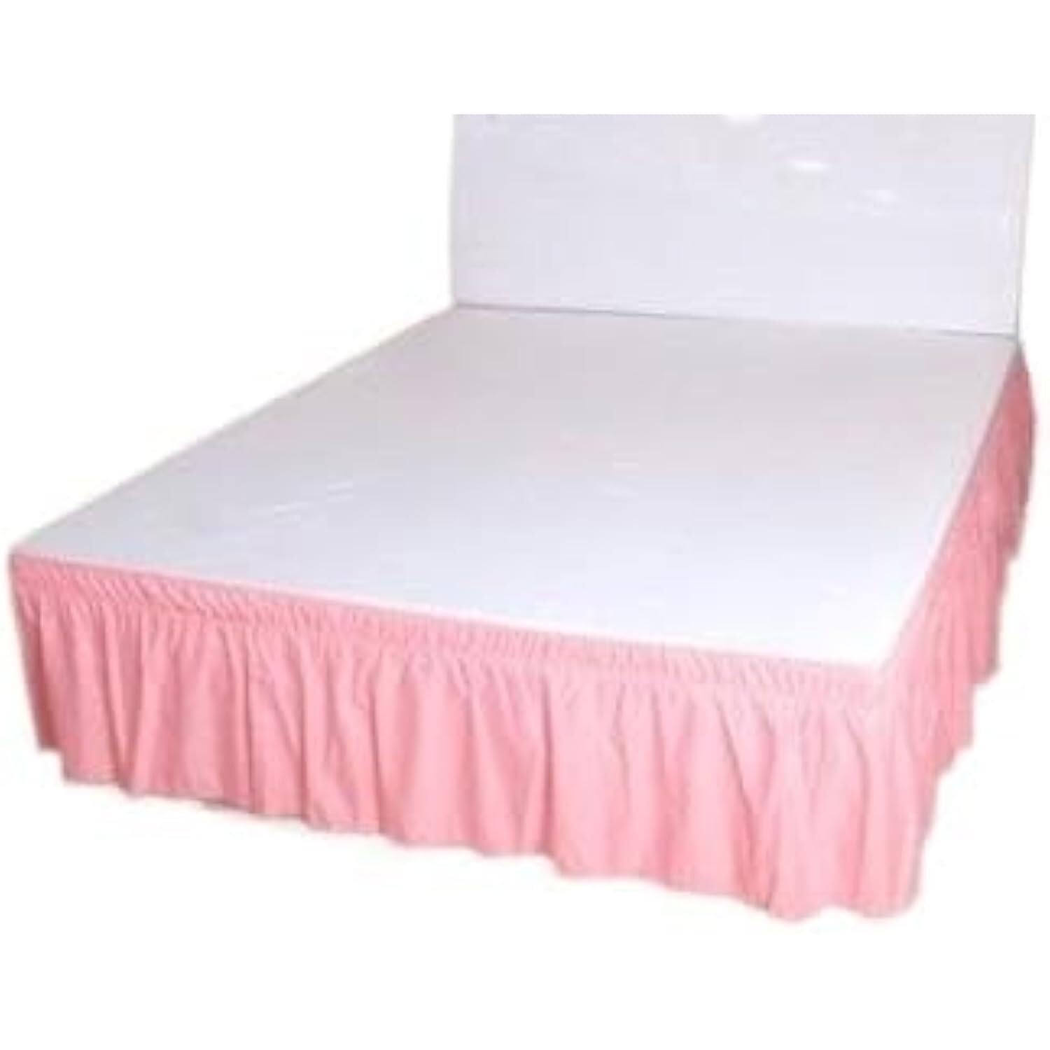 Bed Skirt Valance For Bed,Dust Ruffle Skirt Brushed Cloth Covers Without Surface King Queen Size Elastic Band Skirts 40cm Height Bedspread(H,180X200cm)