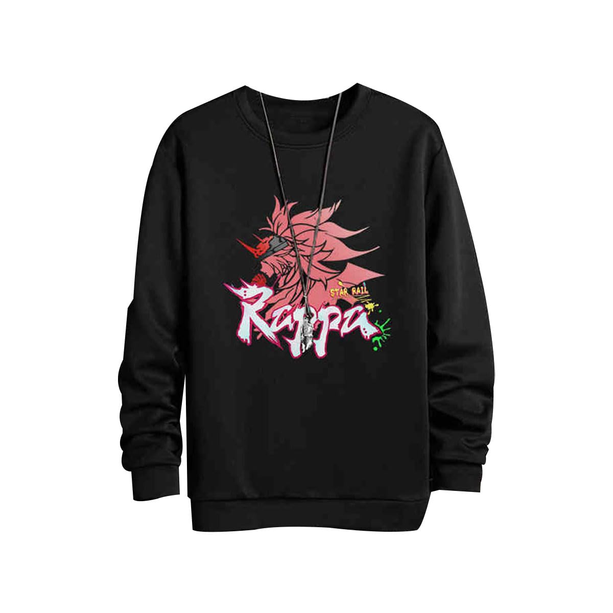 Feixiao Rappa T-Shirts Gaming Honkai Star Rail Firefly Boothill Acheron Round Neck Long Sleeve T-Shirts for Unisex