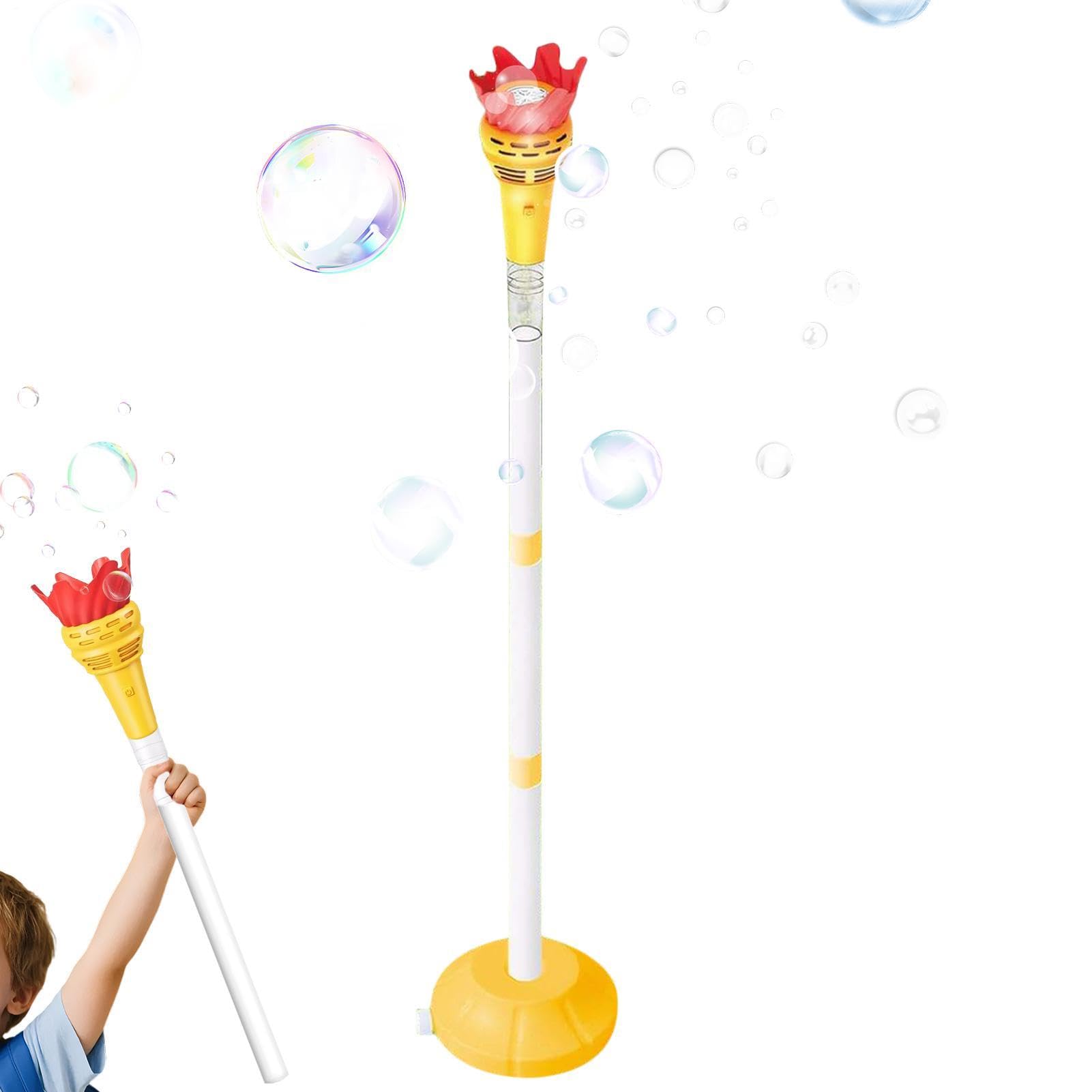 Machine à bulles à hauteur réglable avec lumières intégrées pour patio - 8