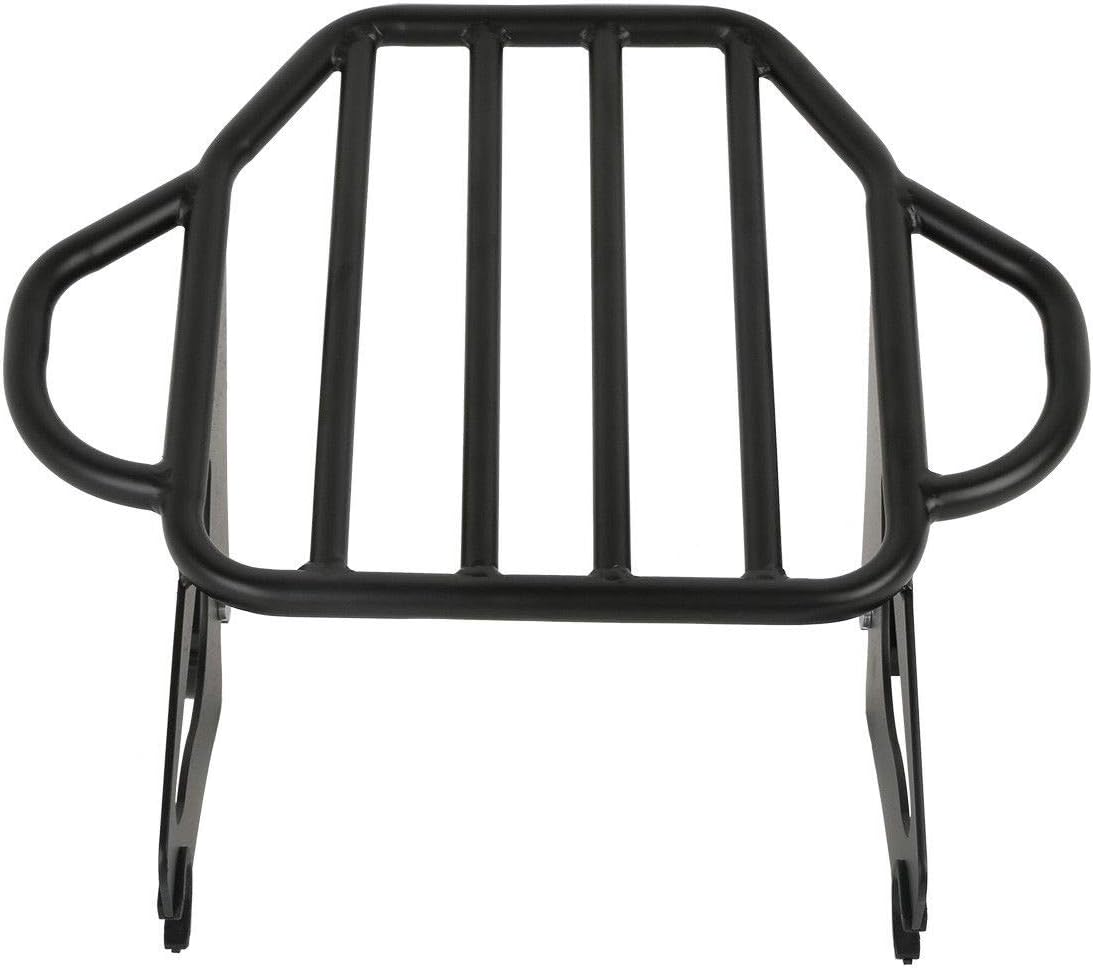 TCT-MOTORPARTS Two Up Luggage Rack Fit for Harley CVO Road King Street Glide Electra Glide Standard 2009-2025 Black
