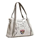 Littlearth Womens NHL Florida Panthers Hoodie Purse, Grey, 9.5” x 15.5” x 4”