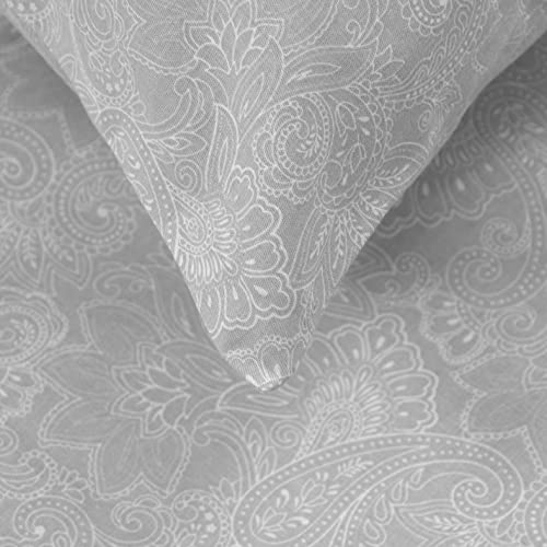 Image of Huesland 210 TC Premium Single Bedsheet Elastic Fitted Pure Cotton with 1 Pillow Cover