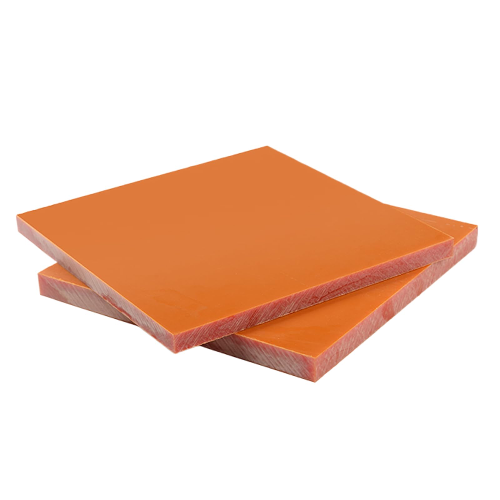 Resin Laminated Sheet, Bakelite Phenolic Resin Laminated Board Orange Red Multiple Sizes 3mm Pack of 2(200x250x3mm)