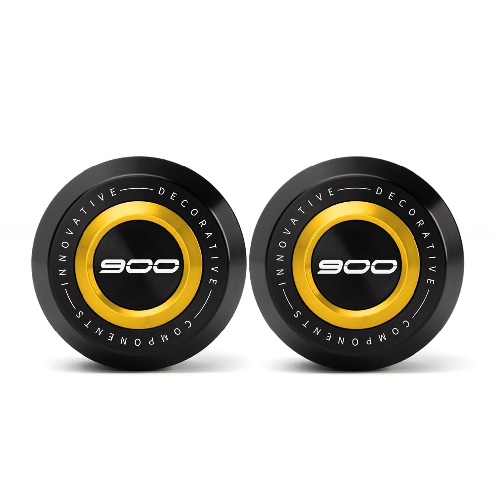 Modeer Motorrad Sturzpads rahmen Antikollisions-Fallschutz Slider Crash Kompatibel mit Ka-wasaki Z900 2024 | Z900RS 2024 z 900 rs z900 Zubehör (Gold)