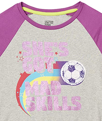 Image of Amazon Essentials Girls and Toddlers' Long-Sleeve Crewneck T-Shirts
