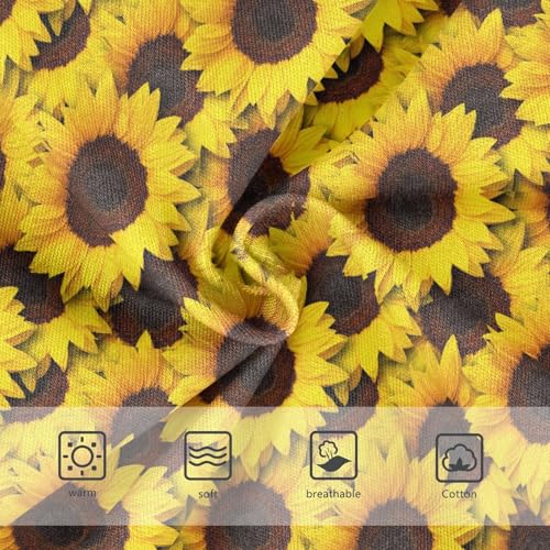 Little Girls' Soft Cotton Underwear Kids Breathable Comfort Sunflower Panties Briefs Toddler3