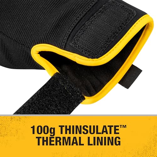 Guante unisex DEWALT DPG758 con pantalla táctil y forro Thinsulate 4