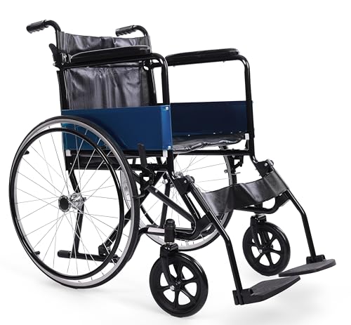 Self Propelled Lightweight Folding Wheelchair Steel Travel