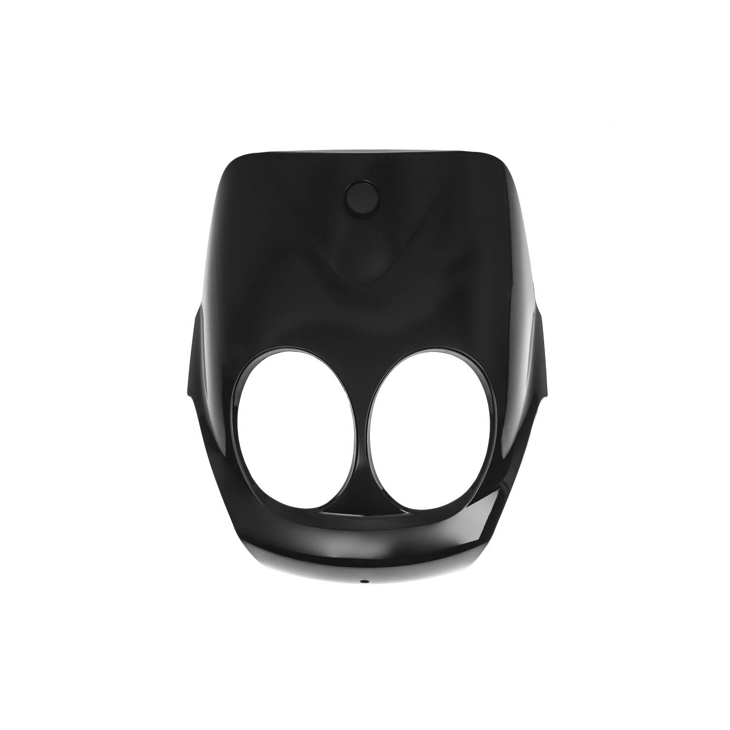 Carena anteriore Maxtuned, nera metallizzata per Yamaha Neos, MBK Ovetto dal 2007