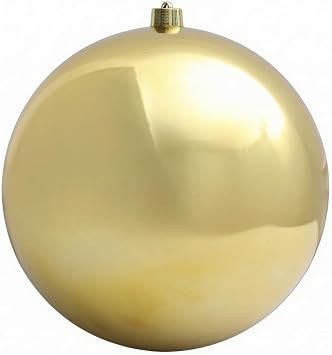 rockible Sparkling Reflective Ball Ornament | Mirror-Like Shiny Surface, Reflector Ball Ornament, Oversized Statement Design, for Retail Displays, 25CM