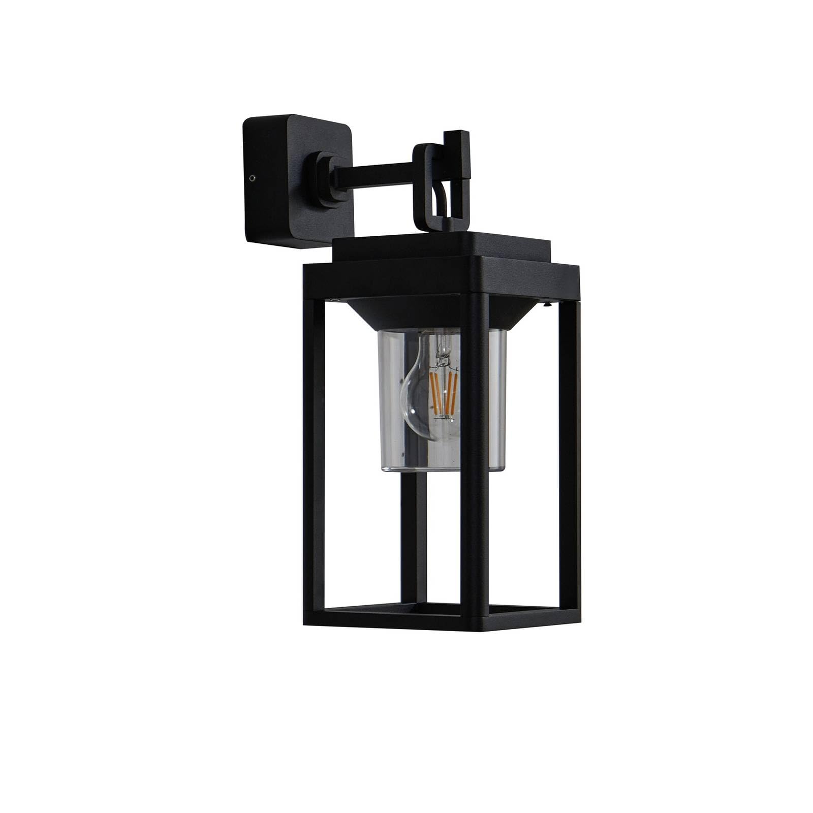 Lucande Applique da esterni dimmerabile (Moderno) colore Nero, in Alluminio applique lampada LED outdoor per facciata/parete terrazzo e balcone