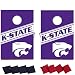 VictoryStore Gift Games - Kansas State University Cornhole Bag Toss Game (Design 5)