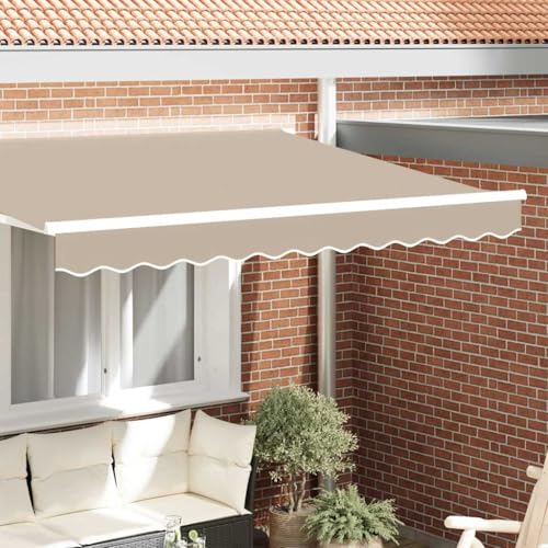 Repuesto de delantal de toldo beige 3,5m para solucionar sol 3