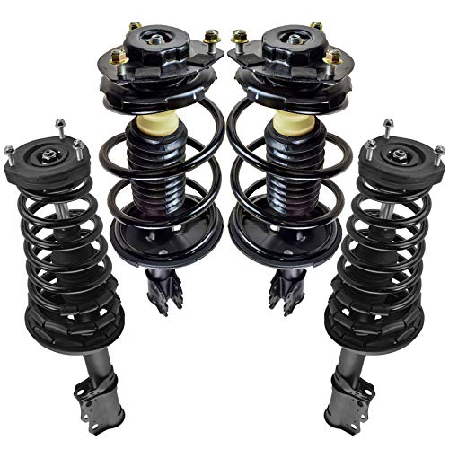 Image of TRQ Front and Rear Strut & Coil Spring Assembly Set Driver & Passenger Sides Compatible with 02-03 Lexus ES300 Toyota Camry