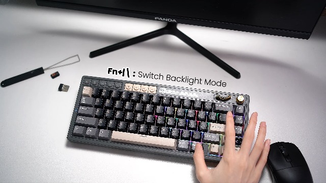 Amazon.com: RK ROYAL KLUDGE M65 Wireless Gaming Keyboard with Knob