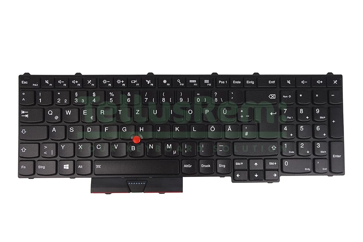 Teclado de respuesto Alemán retroiluminado para Lenovo Thinkpad P50 P70 P51 P71