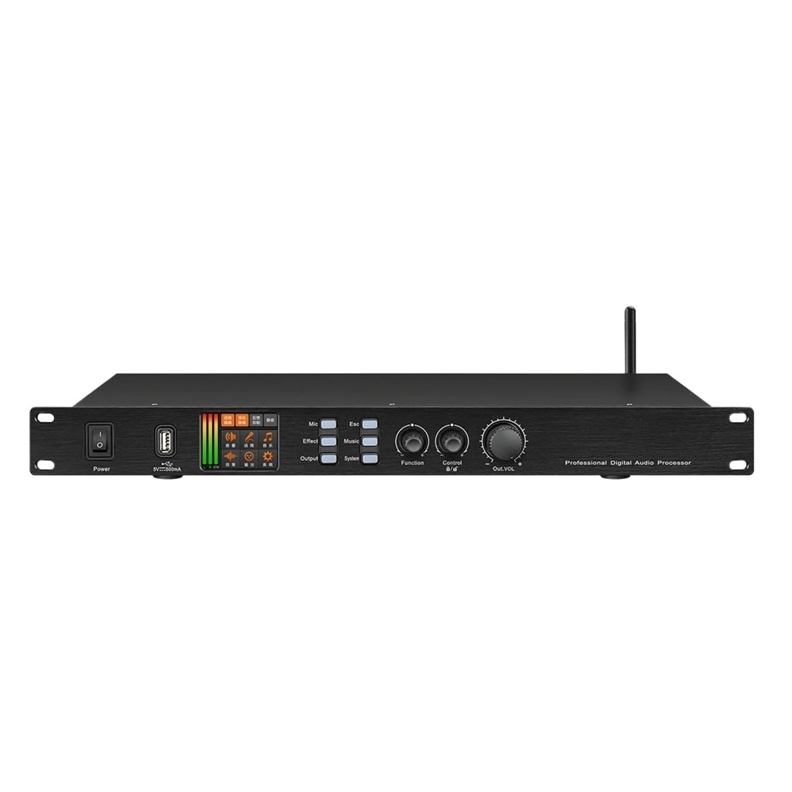 Procesador De Audio Digital Profesional K1800, Procesador De Karaoke DSP De 32 Bits, Preefectos KTV, Sistema De Altavoces Con Efecto Eco, Bluetooth, USB