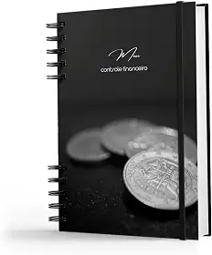 Caderno Meu Controle Financeiro - Contas Organizadas