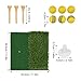 Gientan Hitting Mat Dual Grass Mini Golf Training Practice Pad Launch Zone Hitting Turf Mat