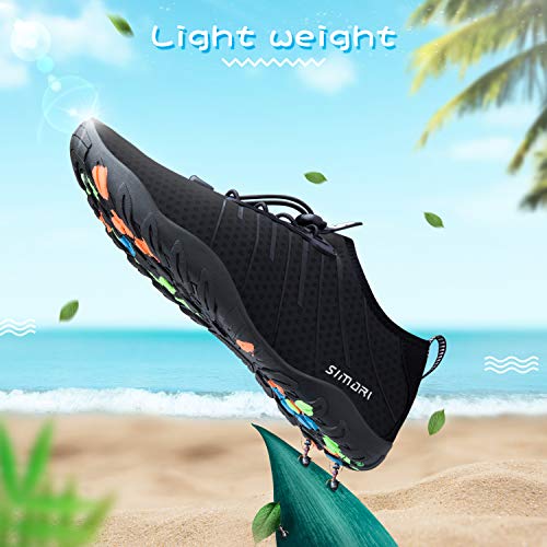 SIMARI Schnelltrocknende Wasserschuhe für Damen und Herren Sport Barfuß Tauchen Schwimmen Wellenreiten Wasser Gehen… - Image 4