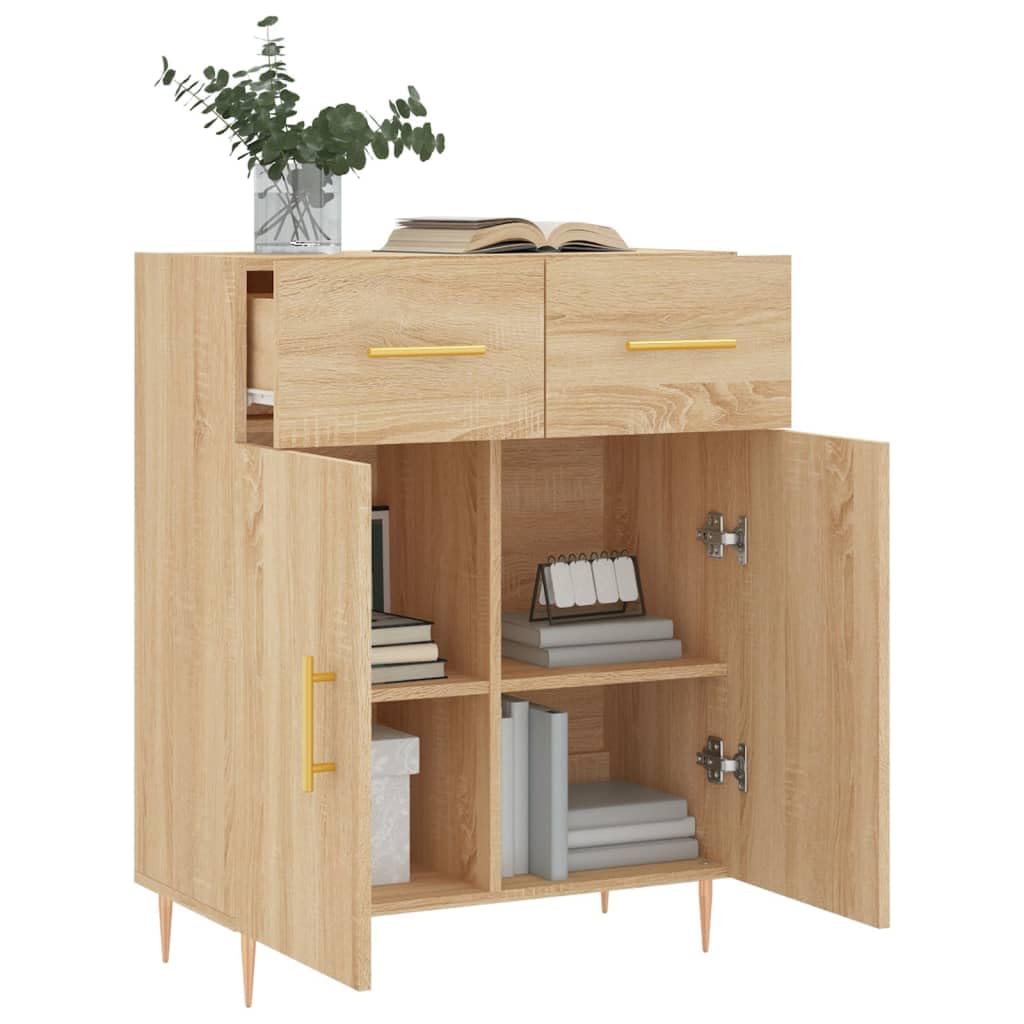 Hothingwell Bufor Sonoma 69,5 x 34 x 90 cm, 3 drzwi, drewno kompozytowe