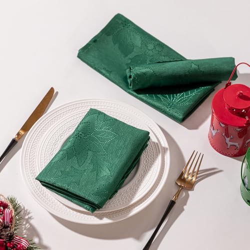 Servilletas de Tela Joyfol Day Verde 18 x 18 Pulgadas Set x4 miniatura 5