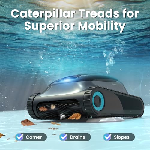 Image of Aiper Scuba S1 Robotic Pool Cleaner, Wall & Waterline Cleaning, Cordless Pool Robot with 4500GPH Suction, 4 Modes, Smart Navigation, 150-Min Runtime, Pool Vacuum for Inground Pools (Renewed)