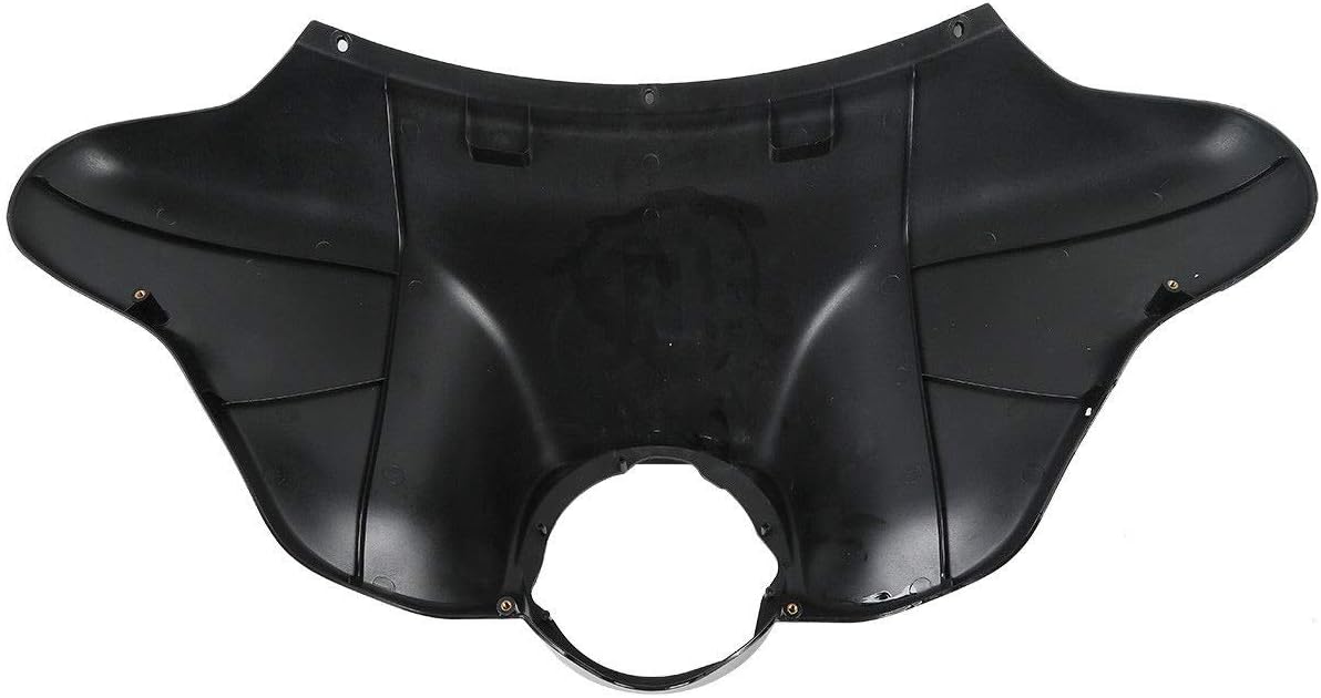 TCMT Black Outer Bat Wing Front Upper Front Fairing Cowl Nose Head Fits For Harley Touring 1996-2013 Street Glide FLHX Electra Glide Ultra Classic FLHT FLHTC FLHTCU