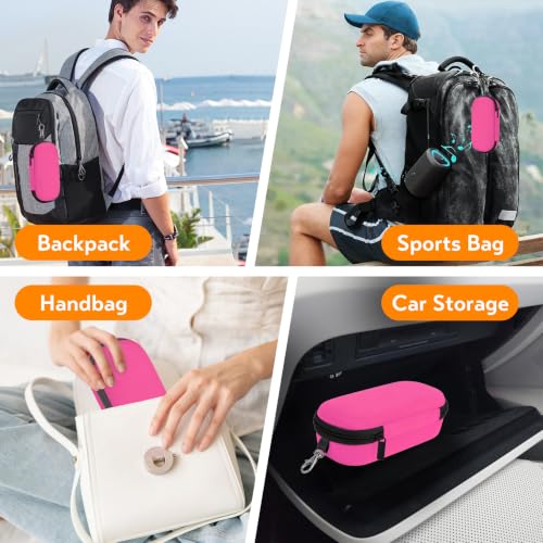 Image of Double Eyeglasses Case, Hard Travel Glasses Case for Men Women