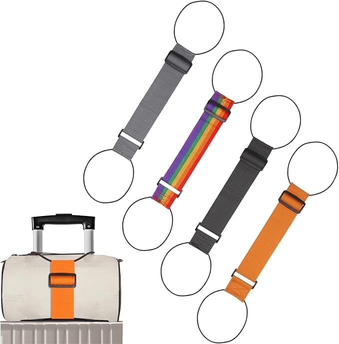 Prostuff.in Ultra Long Heavy-Duty Luggage Straps for Suitcases,Uprights,Duffels,Bags, Adjustable Travel Packing Belts for Cargo Safety, Sturdy Baggage Strap Belts Multi-Pack, 2-pcs,-image-30
