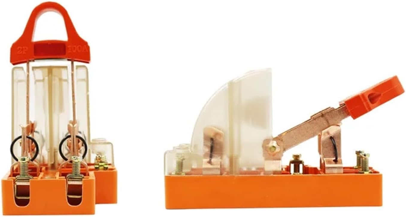 2p100a all copper transparent band lamp 2-phase double throw knife switch power switch Bi-Directional Knife switch