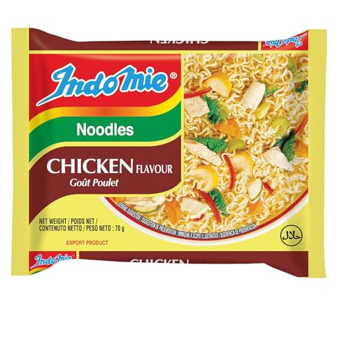 INDOMIE - Fideos instantáneos con sabor a pollo Goût Poulet (1 x 70 g)