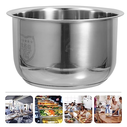 DEARMAMY Stainless Steel Inner Pot Rice Cooker Liner Electric Cooker Accessory