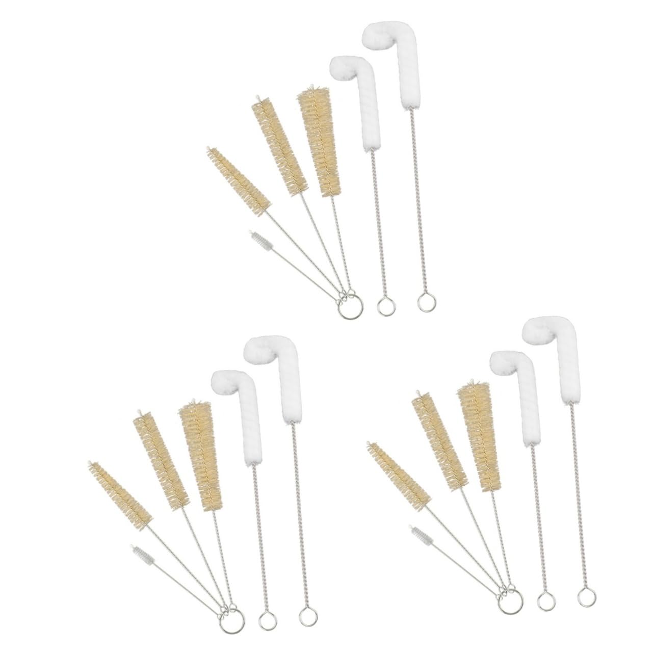 FOMIYES 3 Sets Bottle Brush Pipe Cleaning Brush Tube Cleaning Brush Cup Cleaner Brush Teapot Cleaning Brush Bottle Cleaner Drinking Straw Cleaning Brush Tube Cleaner Brush Tile Brush