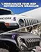 Xprite Aluminum Purple Hood Latches with U.S. Flag, Adjustable Hood Latch Catches Kit Compatible with Jeep Wrangler JK JKU 2007-2018 & Jeep Wrangler JL JLU 2018-2021 Gladiator JT