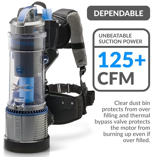 Image of Prolux 2.0 Bagless Backpack HEPA Vacuum - World's Lightest Model