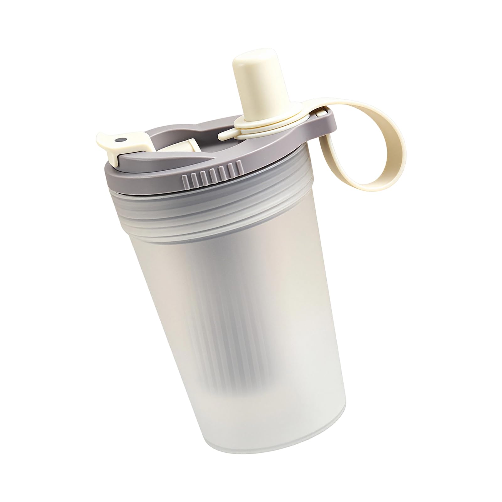 Tsophreniq Multifunctional 400ml Cup Drinking Bottle with Straw and Tea Strainer Perfect for Students and Professional Outdoor Sports Water Bottle